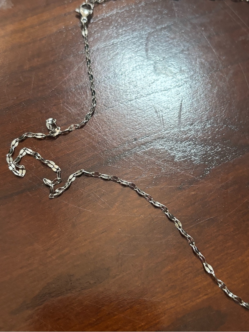 Stainless Steel Silver Rope Chain Necklace - Picture 5 of 5